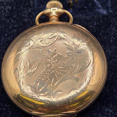 LOT 35J: Beautifully Designed Vintage Elgin Pocket Watch