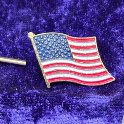 LOT 42J: Collection of Tie Clips, Tack Pins, Cuff Links, Buttons, Money Clips, and More