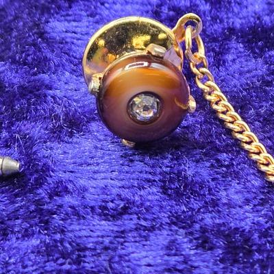 LOT 42J: Collection of Tie Clips, Tack Pins, Cuff Links, Buttons, Money Clips, and More