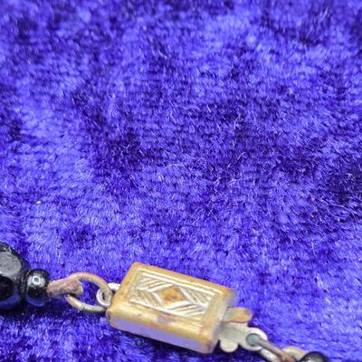 LOT 48J: Beautiful Purple and Black Beaded Jewelry