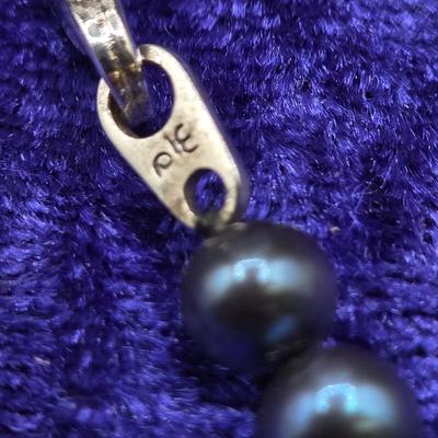 LOT 48J: Beautiful Purple and Black Beaded Jewelry