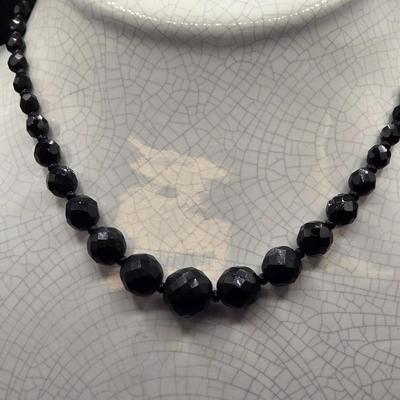 LOT 48J: Beautiful Purple and Black Beaded Jewelry