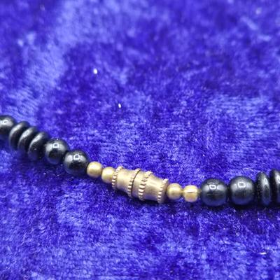 LOT 48J: Beautiful Purple and Black Beaded Jewelry