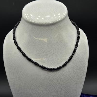 LOT 48J: Beautiful Purple and Black Beaded Jewelry