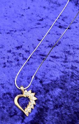 LOT 52J: Assortment of 14-24 Inch Goldtone Necklaces, Trifari Necklace, and Limoges Pill Box