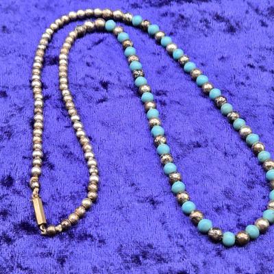 LOT 56J: Assortment of Necklaces ranging 16-34 Inches Including Blue Chicos Pendant Necklace and Various Other Colors and Styles,