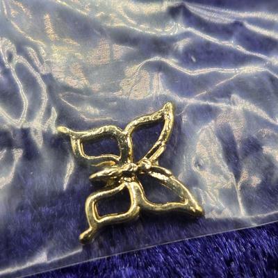 LOT 59J: Gold Tone Rope Necklace with Rhinestone Cluster and Waterfall Strands, Glass Charm Holder Pendant with Assorted Charms, and...