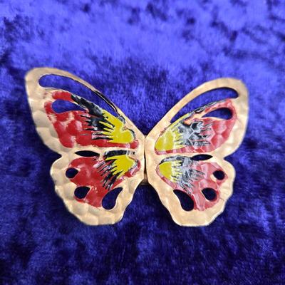 LOT 60J: Butterfly Pins, Earrings, and More