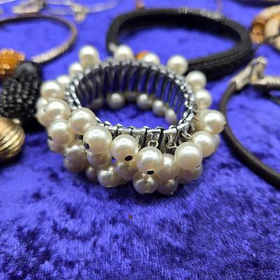 LOT 62J: Bangle, Stretch, Charm, Cuff, Rope, Beaded, and Chain Bracelets