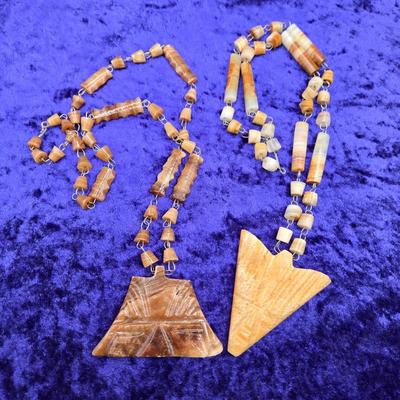 LOT 63J: Multiple Necklaces of Many Styles Including Beads, Wood, and More