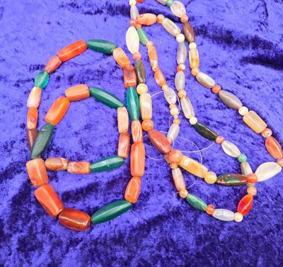 LOT 63J: Multiple Necklaces of Many Styles Including Beads, Wood, and More