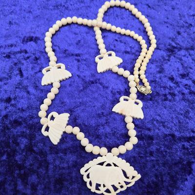 LOT 63J: Multiple Necklaces of Many Styles Including Beads, Wood, and More