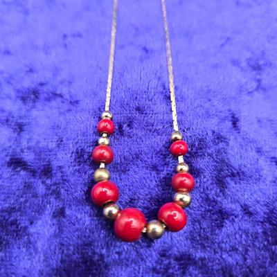 LOT 64J: Various Necklaces Including Pink Flower Necklace with Matching Earrings, and More