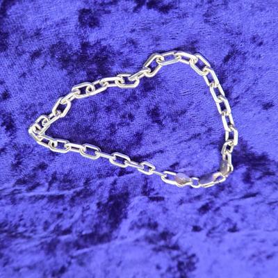 LOT 72J: Sterling Silver Chain Bracelet