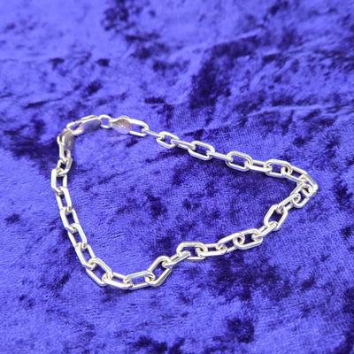 LOT 72J: Sterling Silver Chain Bracelet