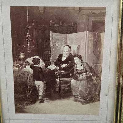 LOT 73: Three Framed Signed Prints By Moritz Daniel Oppenheim