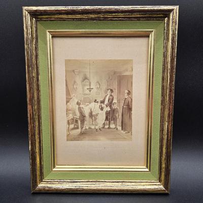 LOT 73: Three Framed Signed Prints By Moritz Daniel Oppenheim