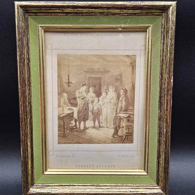 LOT 73: Three Framed Signed Prints By Moritz Daniel Oppenheim