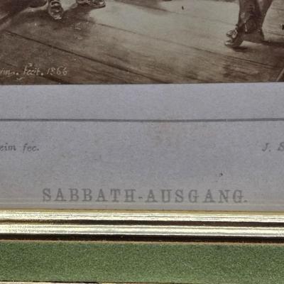 LOT 73: Three Framed Signed Prints By Moritz Daniel Oppenheim