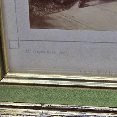 LOT 73: Three Framed Signed Prints By Moritz Daniel Oppenheim
