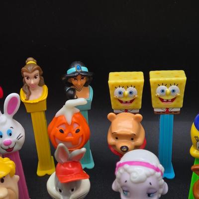 LOT 74: Collection of Vintage Pez Dispensers