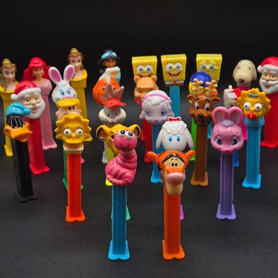 LOT 74: Collection of Vintage Pez Dispensers