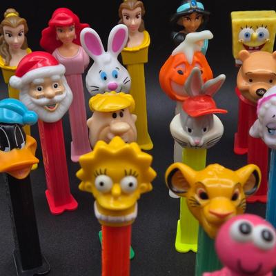 LOT 74: Collection of Vintage Pez Dispensers