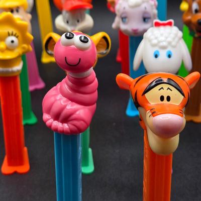 LOT 74: Collection of Vintage Pez Dispensers