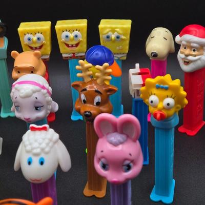 LOT 74: Collection of Vintage Pez Dispensers