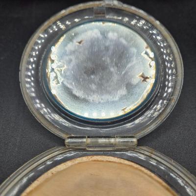 LOT 78: Vintage Men's Leather Shaving Case, Phinney Walker Travel Alarm Clock, Art Deco Travel Manicure Kit, and More