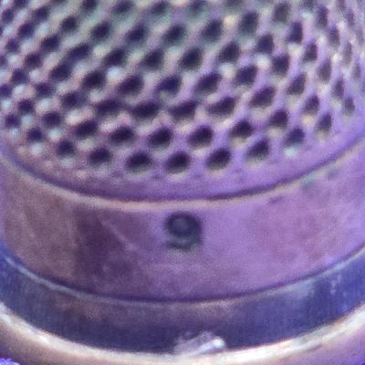 LOT 87J: Two Sterling Silver Thimbles/ 7.8 Grams