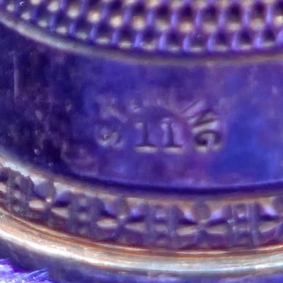 LOT 87J: Two Sterling Silver Thimbles/ 7.8 Grams