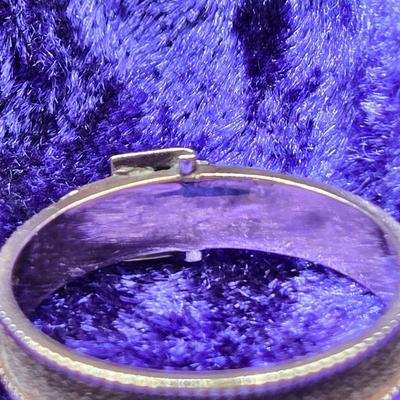 LOT 91J: Antique 14k Gold Mourning Ring Size 8 / 1.5 gtw
