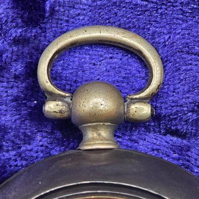 LOT 93J: Antique Fusee Pocket Watch in Silver Case