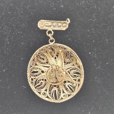LOT 95J: Vintage Sterling Silver Brooches/ 27.3 gtw