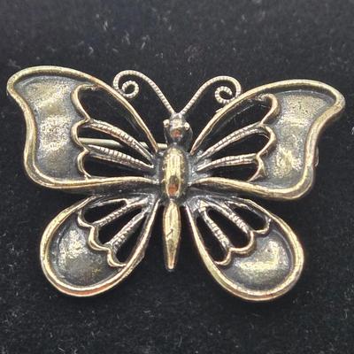 LOT 95J: Vintage Sterling Silver Brooches/ 27.3 gtw