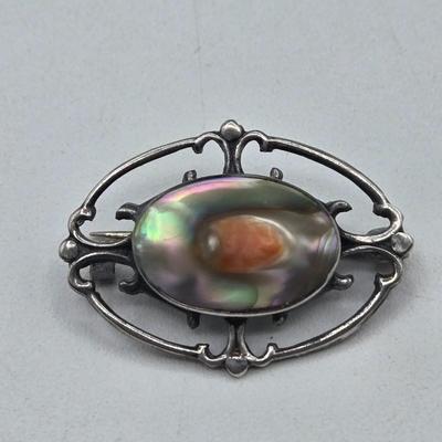 LOT 95J: Vintage Sterling Silver Brooches/ 27.3 gtw