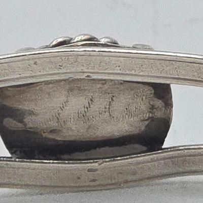 LOT 96J: Child Size Sterling Silver Cuff Bracelet / 7.8 gtw