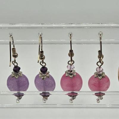 LOT 100J: Multiple Pairs of Pierced and Clip Earrings