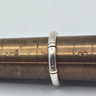LOT 102J: Four Sterling silver Rings / 22.1 gtw