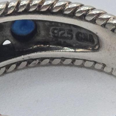LOT 102J: Four Sterling silver Rings / 22.1 gtw