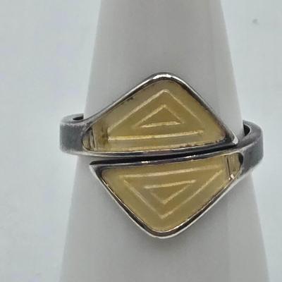 LOT 102J: Four Sterling silver Rings / 22.1 gtw