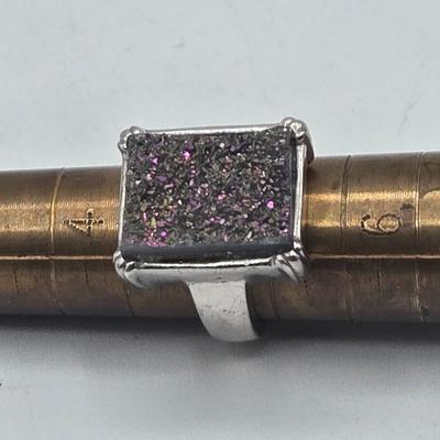 LOT 102J: Four Sterling silver Rings / 22.1 gtw