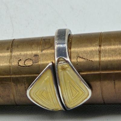 LOT 102J: Four Sterling silver Rings / 22.1 gtw