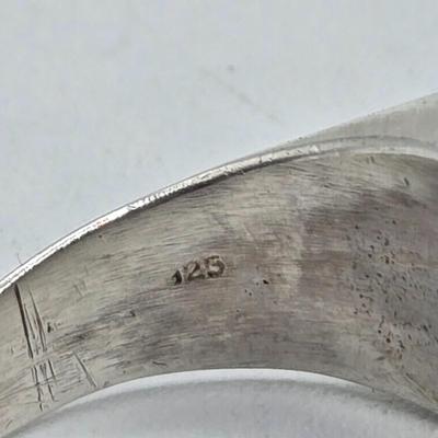 LOT 104J: Three Sterling Silver Rings / 16.8 gtw