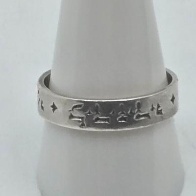 LOT 104J: Three Sterling Silver Rings / 16.8 gtw