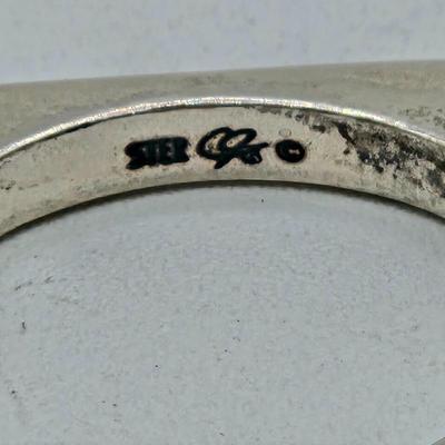 LOT 104J: Three Sterling Silver Rings / 16.8 gtw