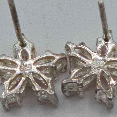 LOT 105J: Multiple Pairs of Sterling Silver Earrings / 14.0 gtw