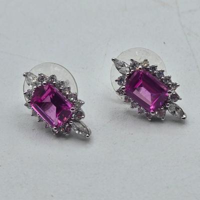LOT 105J: Multiple Pairs of Sterling Silver Earrings / 14.0 gtw