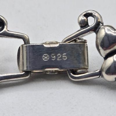LOT 107J: Three Sterling Silver Bracelets / 32.6 gtw